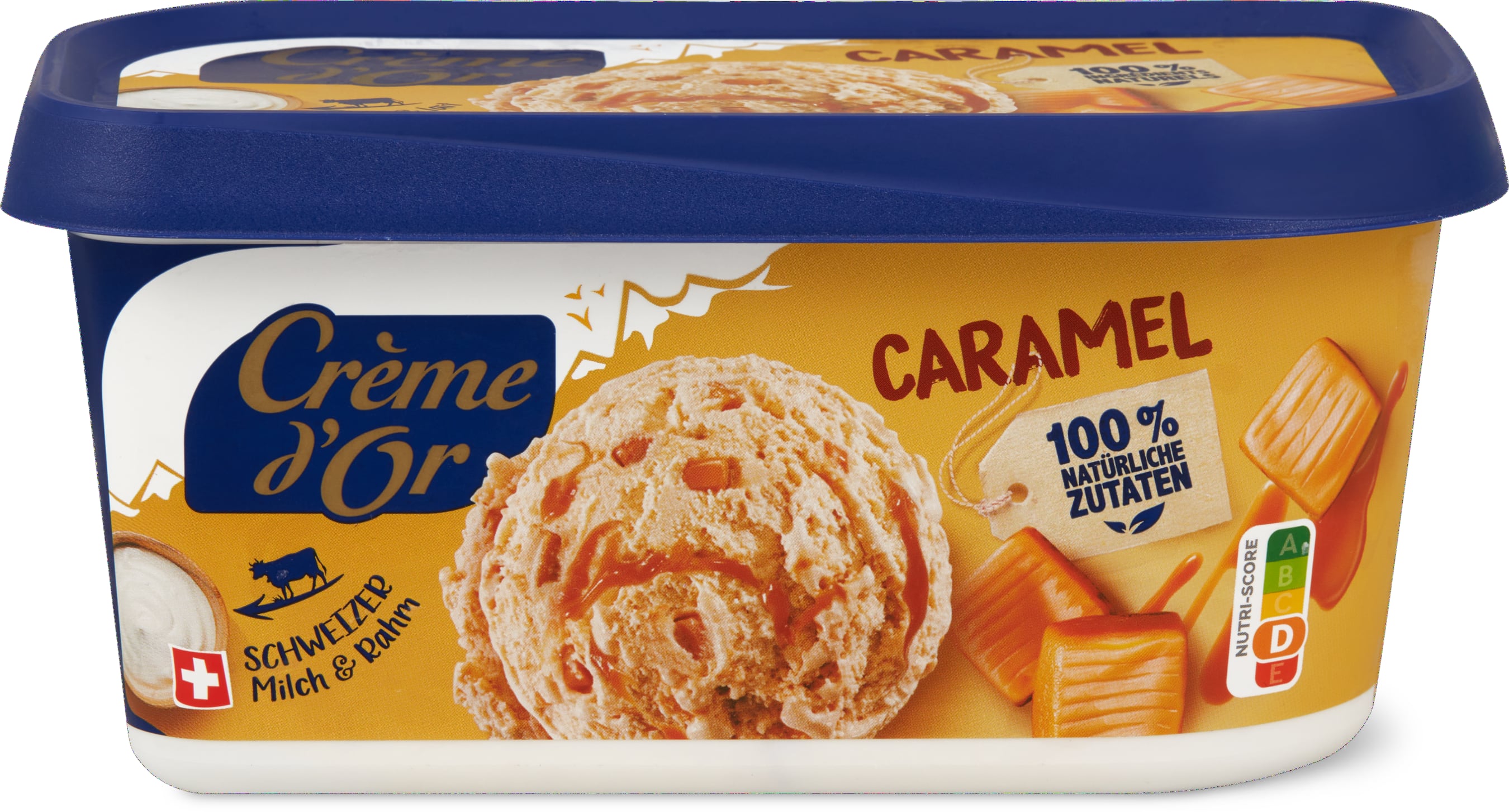 Glace en bac Caramel
